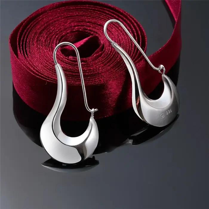 Boucles d'oreilles fines en argent Sterling 925 pour femmes