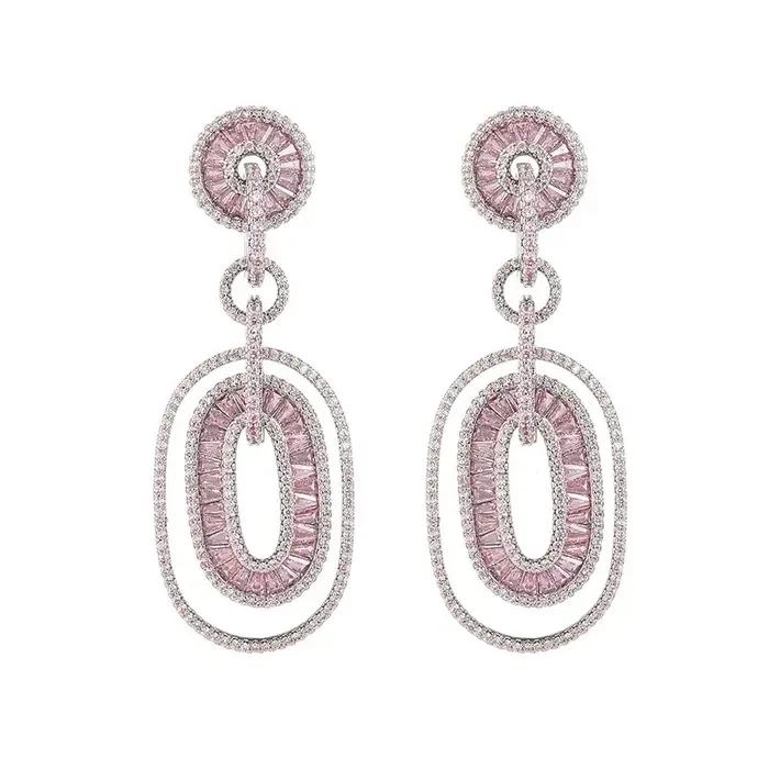 Boucles d'oreilles carillon de luxe originales pour femmes