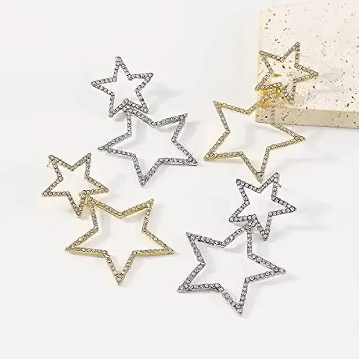 Boucles d'oreilles étoile pour femmes