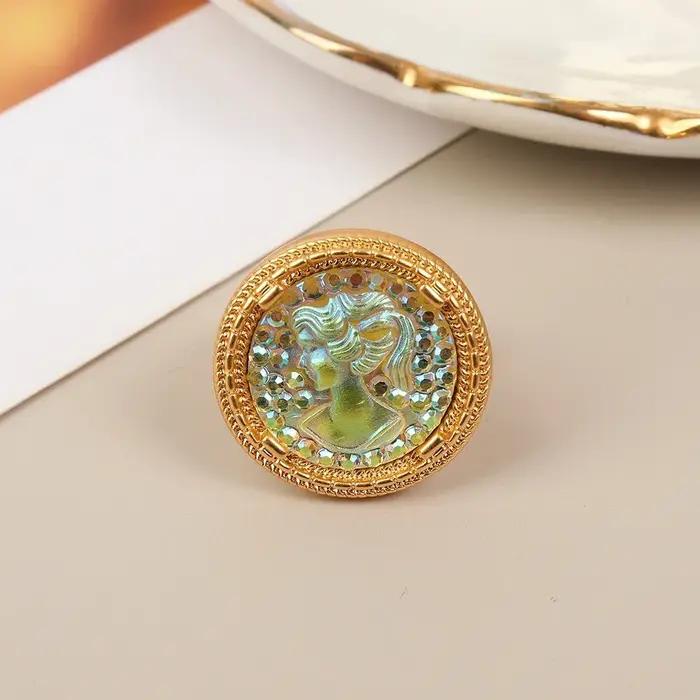 Ensemble de bijoux de la série de pièces de monnaie grecques, version haut de gamme, plaqué cuivre,