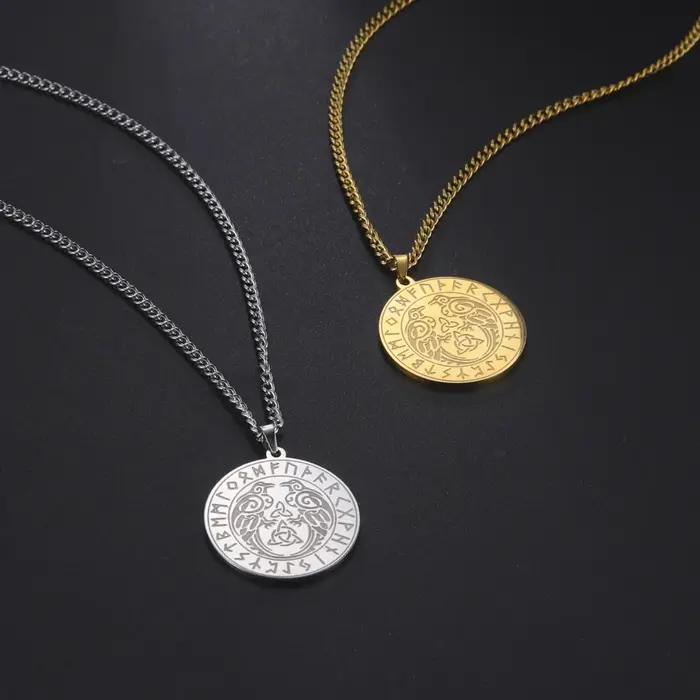Collier Triquetra Knot en acier inoxydable style vintage pour homme et femme occassions spéciales noel anniversaire