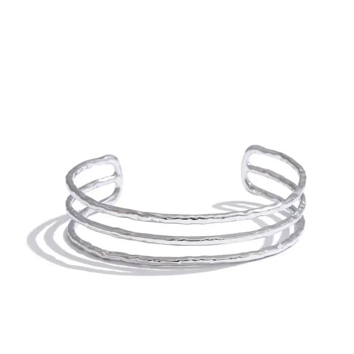 NiNice-Bracelet Ouvert en Acier Inoxydable