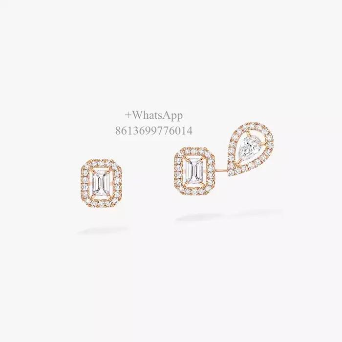 Boucles d'oreilles carrées de la marque populaire AB Face Jewelry