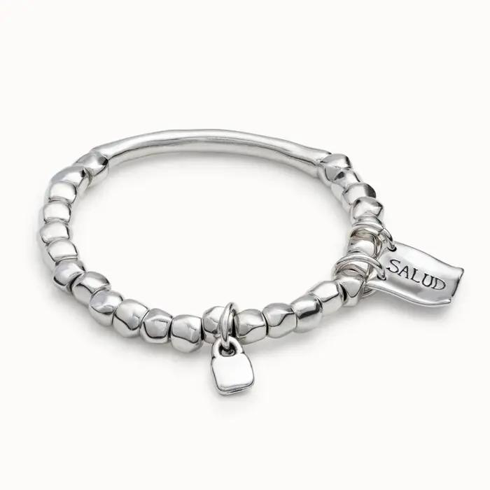 Bracelet de perles en argent, Style loisirs quotidiens, marque de bénédiction de santé, accessoires
