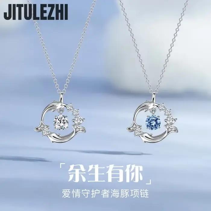Collier pendentif en argent Sterling 925 pour femmes