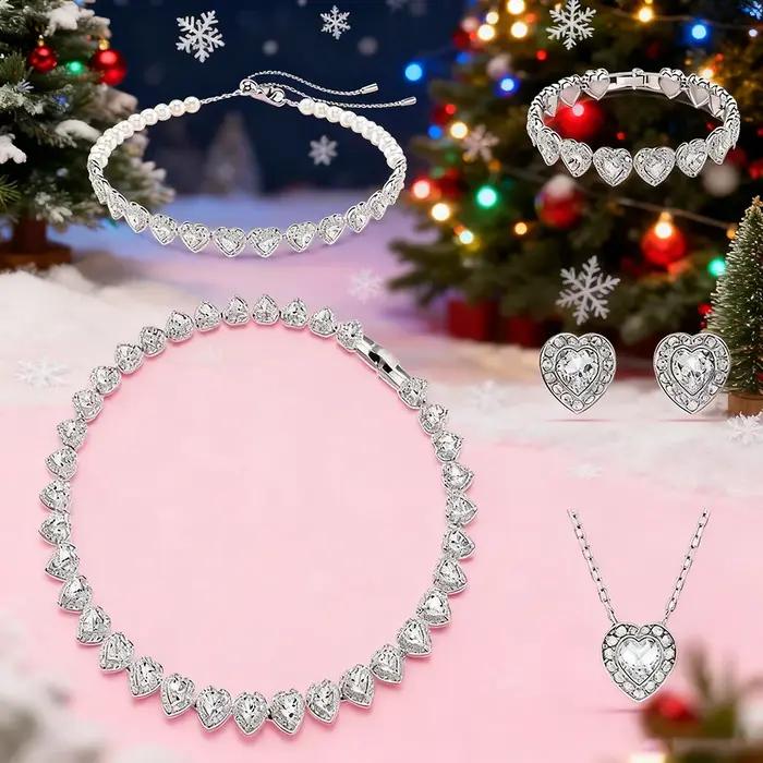 Ensemble de bijoux de luxe simples pour femmes