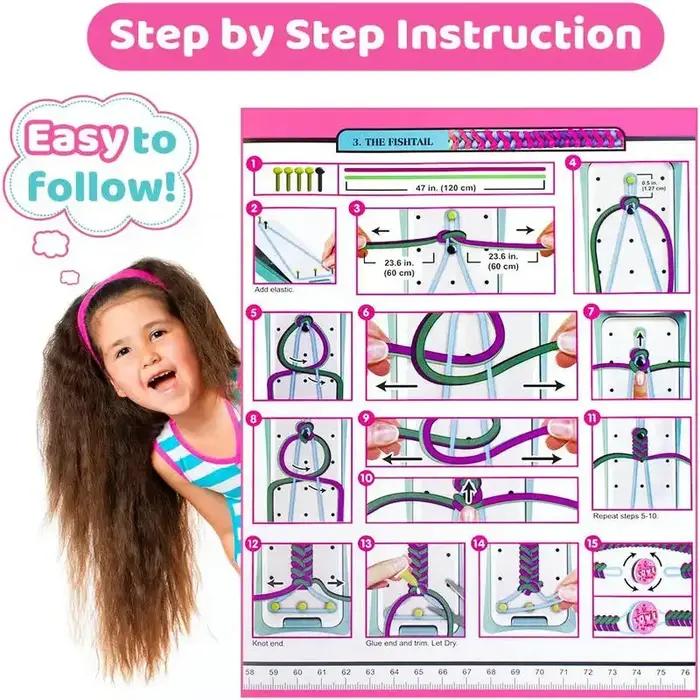 Kit de fabrication de bracelets d'amitié pour filles