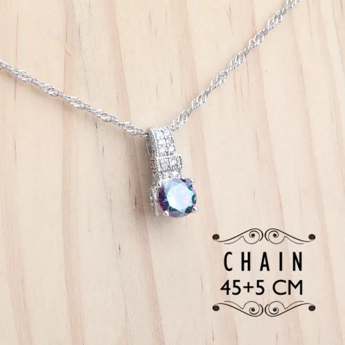 Ensemble de bijoux en argent Sterling 925 pour femmes