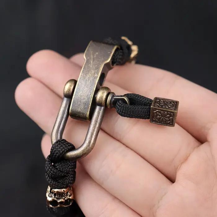 ChimPopméthanol-Bracelets tête de mort pour hommes