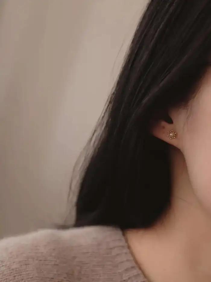 GOLDtutu Ture – boucles d'oreilles en or 9k pour femmes