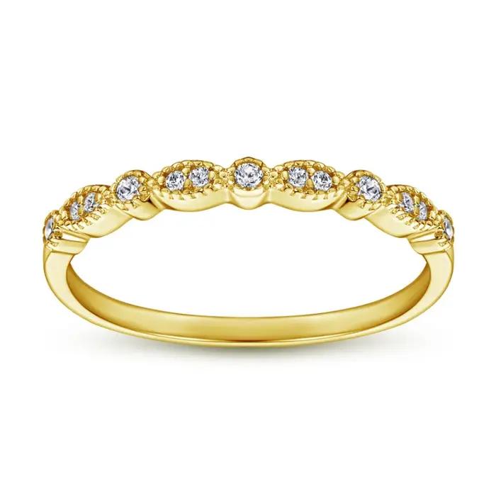 Bagues Géométriques en Argent Sterling 925 Serties de Zircon Blanc Élégantes Pour Femme Occasions Spéciales