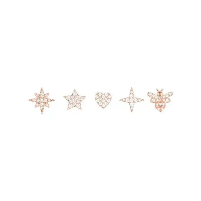 Boucles d'oreilles asymétriques classiques CY 2025