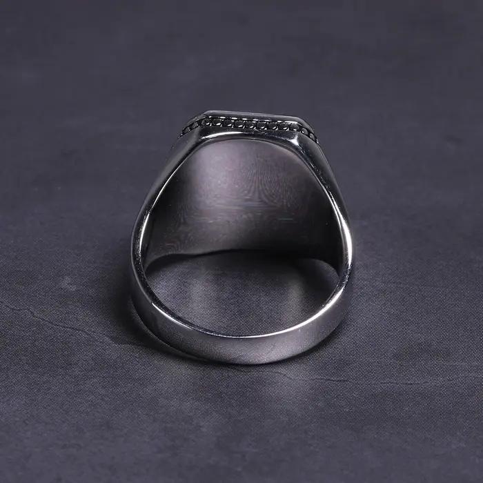 Bague en argent Sterling 925 massif pour hommes