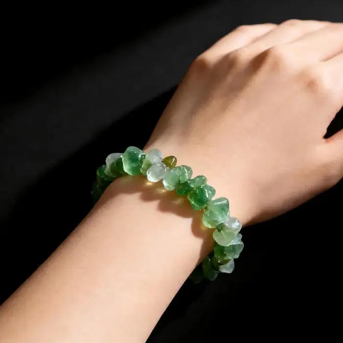 Bracelet de perles commissionné pour femme, bijoux empilables simples, 10mm