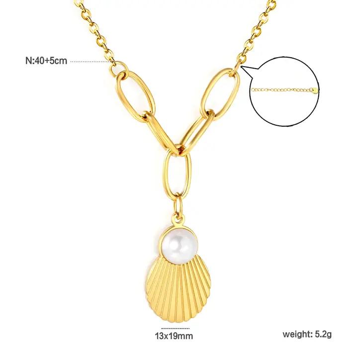 Pendentif de luxe en perles d'imitation pour femmes