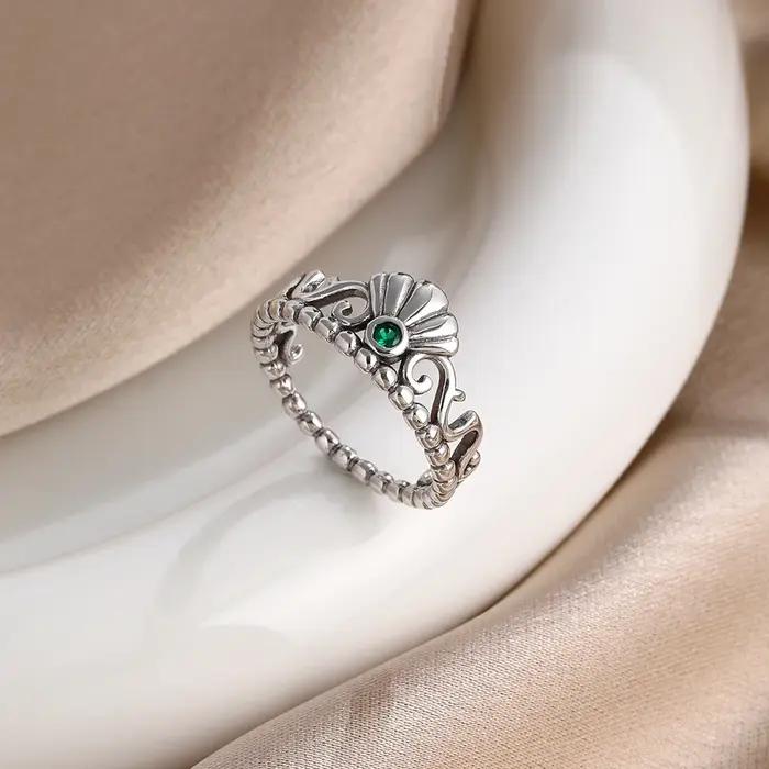 Bague princesse charmante en argent sterling 925