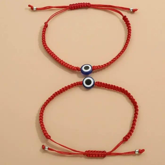 Bracelet turc unisexe style Y2K en résine avec visage motif corde mexicaine chaîne et lacets pour homme femme occasions spéciales cadeau