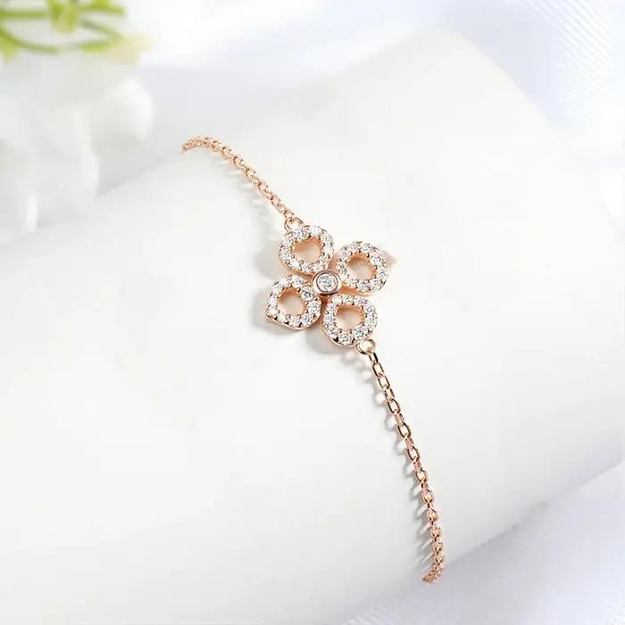 Bracelets Smyoue ajustables en moissanite pour femmes