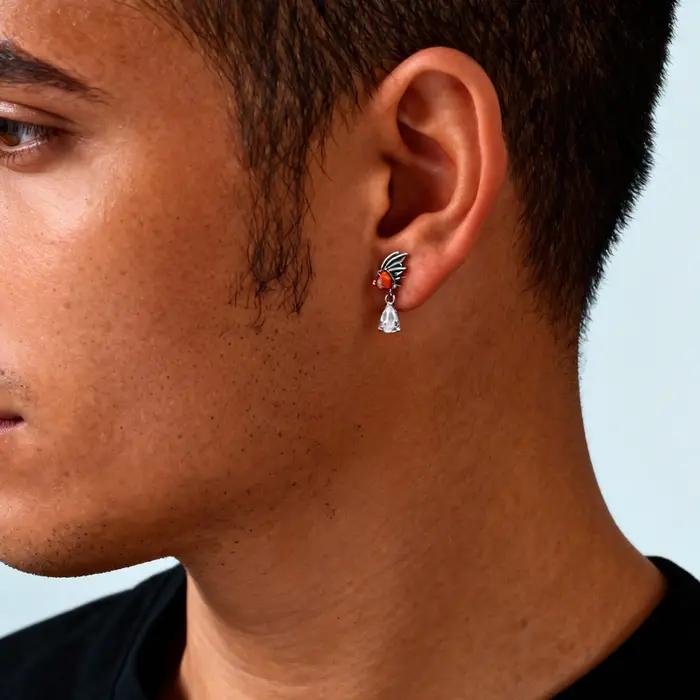 Boucles d'oreilles aile d'ange pour hommes et femmes