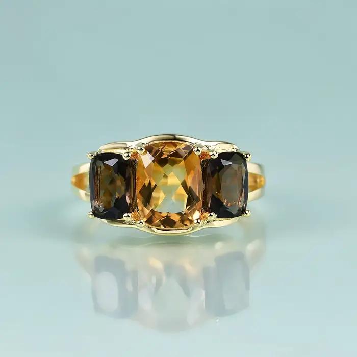 GEM'S BALLET-Bague de Fiançailles en Argent Sterling 925