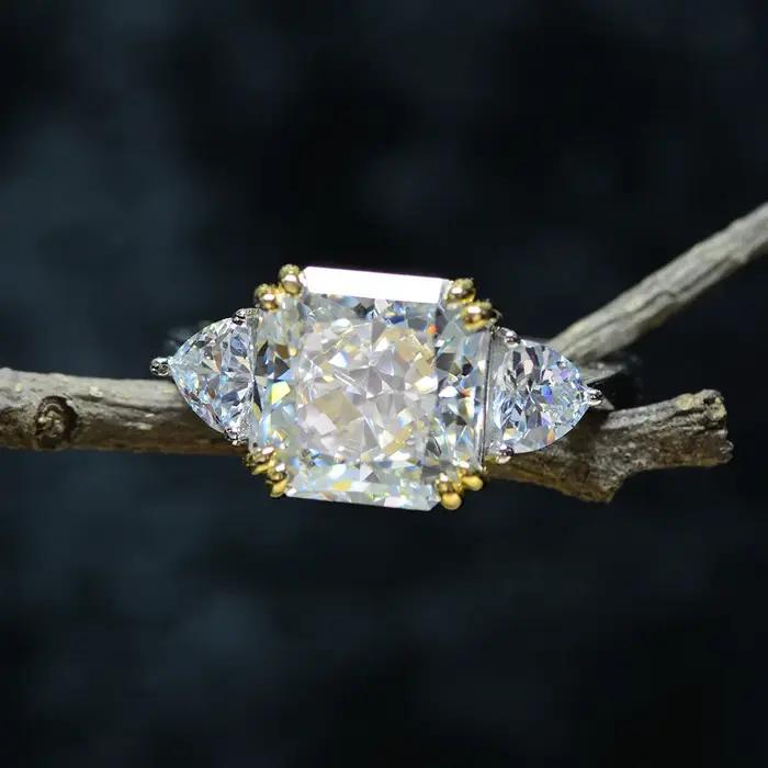 Bague en argent sterling 925 sertie de tourmaline et zirconium pour femmes occasions spéciales partis et cérémonies de mariage