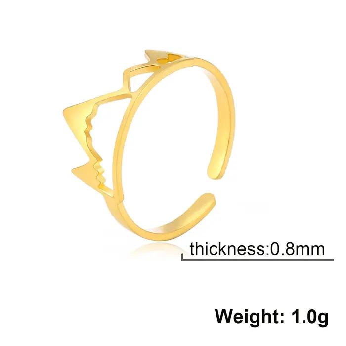 Skyrim – bague de montagne de neige pour femme