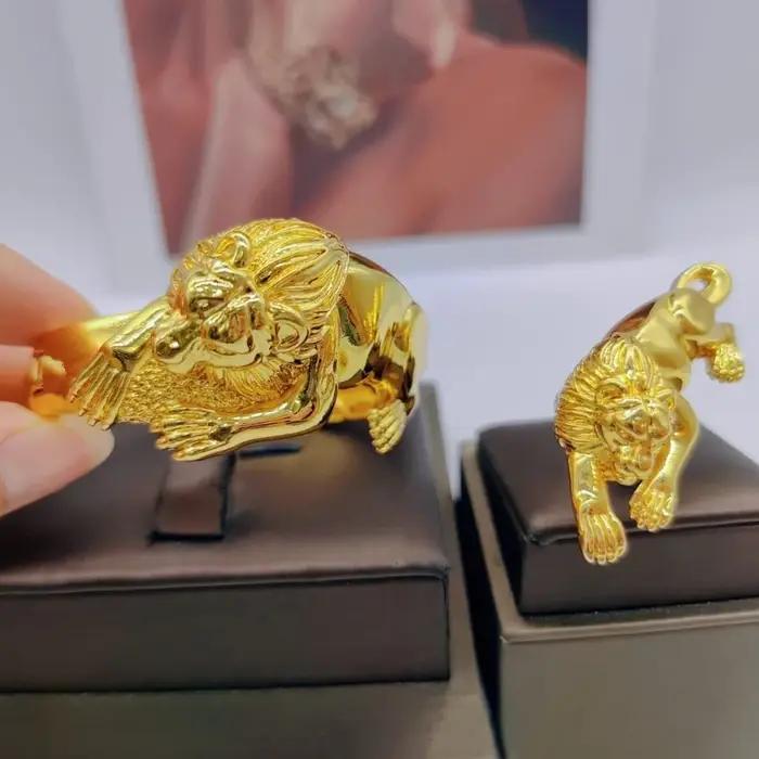 Ensemble de bijoux en or 18 carats pour femmes