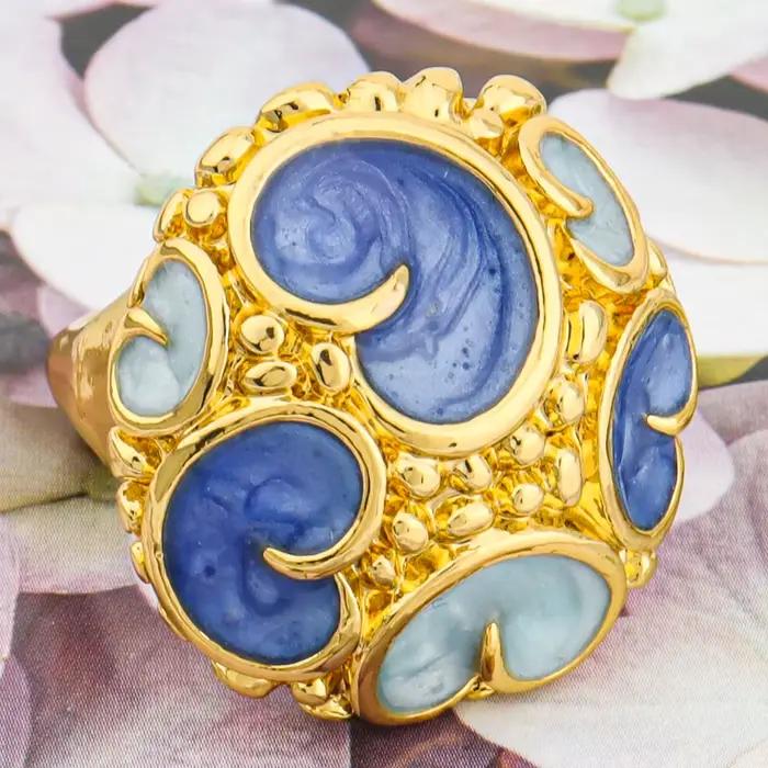 Bague luxueuse en forme de cœur coloré pour femmes