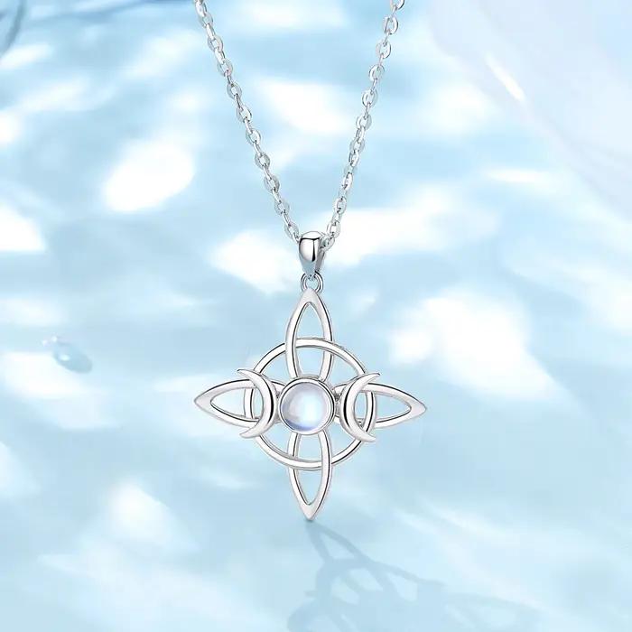 Collier Eudora Nudo de Bruja en argent 925