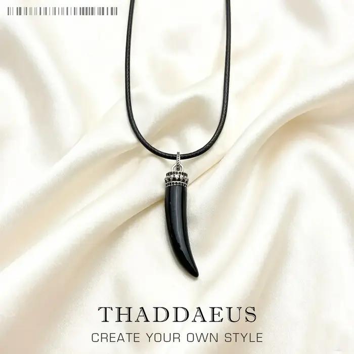 Collier de perles dent, flambant neuf, corde Max, Bijoux à la mode, Style européen, croix rebelle, c