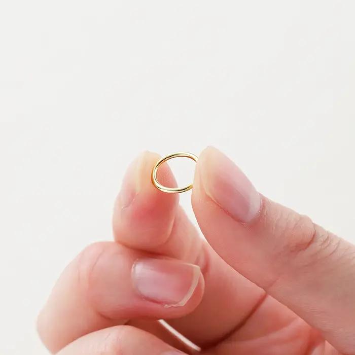 Anneaux de saut en laiton plaqués or 14K/18K pour bijoutiers amateurs et professionnels, accessoires en gros pour bracelets et colliers, idéal pour offrir à des occasions spéciales