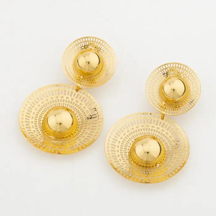 Ensemble de bijoux plaqué or de Dubaï pour femme