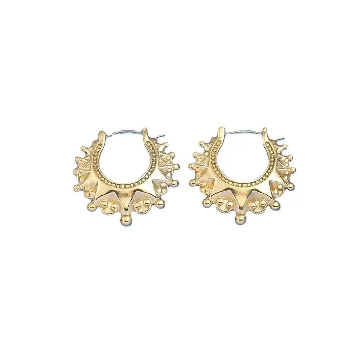 Boucles d'oreilles de style victorien - Bracelet manchette gitane Boho