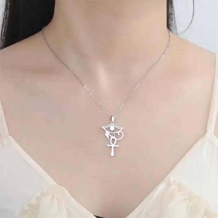 EUEAVAN – collier œil d'Horus pour hommes et femmes