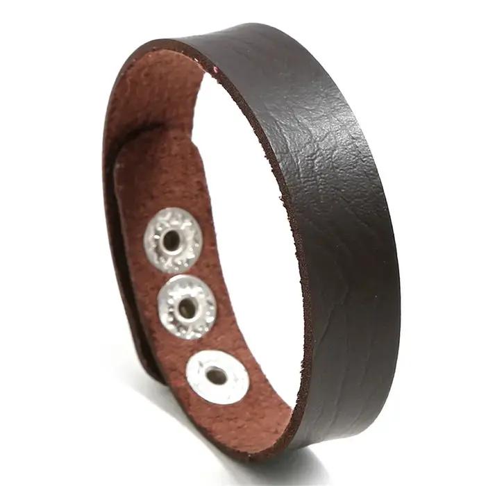2025 mode Bracelets en cuir pour hommes femmes classique Simple