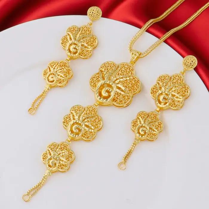 Ensemble de bijoux de luxe pour femmes