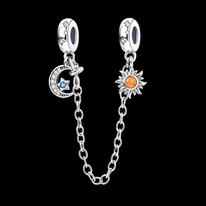 Breloques et perles clips en argent 925 avec fermoir