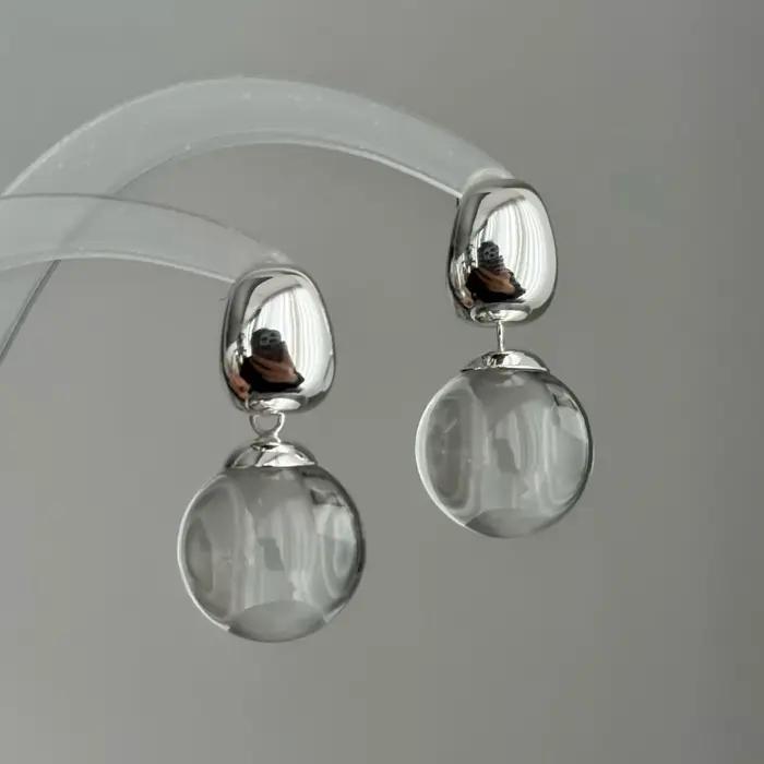 Boucles d'oreilles Vintage en argent Sterling 925 pour femmes