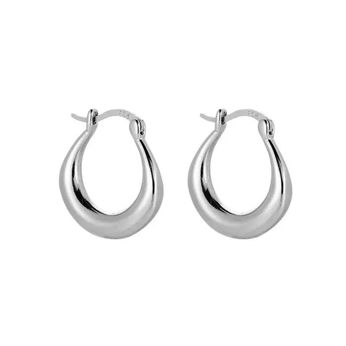 ANENJERY – boucles d'oreilles en forme de croissant pour femmes