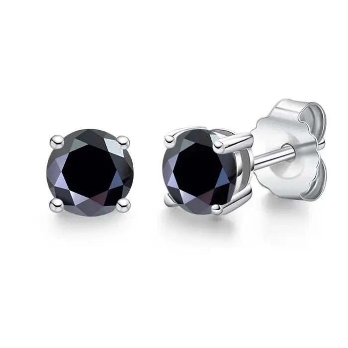Boucles d'oreilles en diamant Moissanite pour femmes