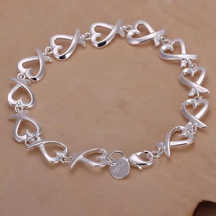 Bracelets en argent Sterling 925 pour femmes, bijoux mignons, Nobles, jolis, à la mode, belle chaîne