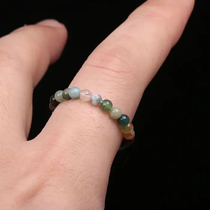 Bague en pierre semi-précieuse rouge pastèque pour homme et femme, bague de cocktail unique et élégante pour anniversaires et occasions spéciales