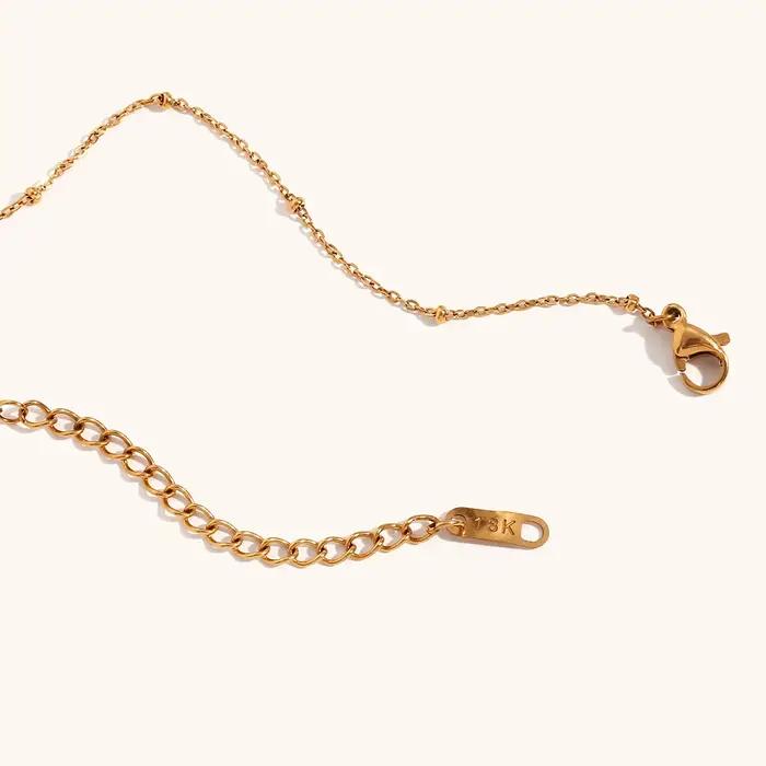 La. Pendentif étoile lune Bergame en acier inoxydable