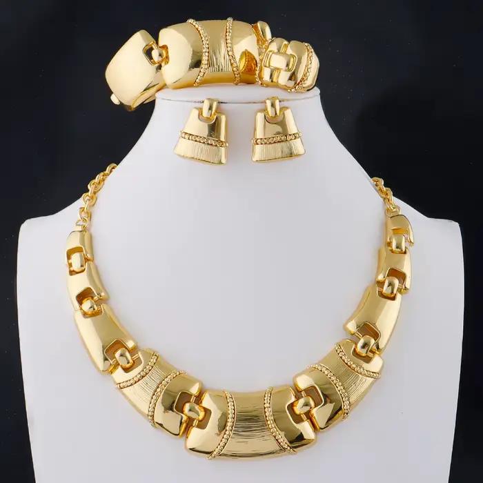 Ensembles de bijoux italiens de dubaï pour femmes