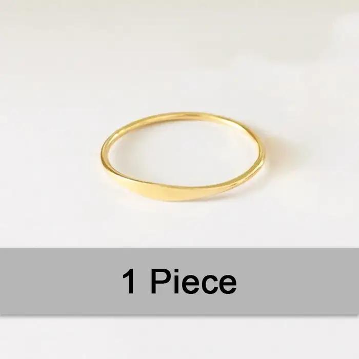 Bague martelée en or rempli 14K élégante pour femmes occasions spéciales alliance de mariage style classique