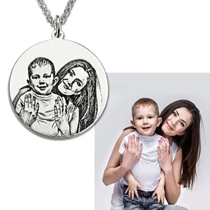 Collier Photo personnalisé Unique