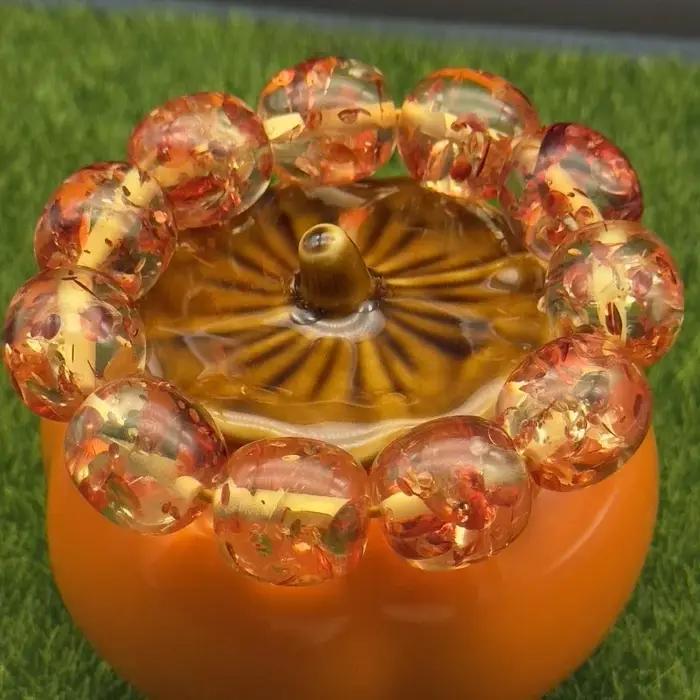 Le nouveau bracelet naren ambre est élégant, simple et élégant.