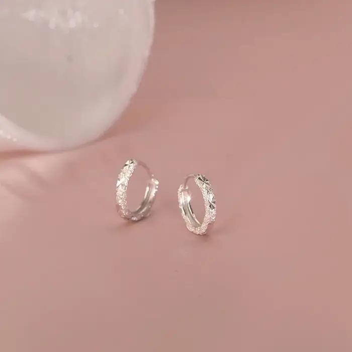 Boucles d'oreilles étoiles de Rotterdam en argent regardé 925 pour femmes, bijoux minimalistes et élégants pour occasions spéciales et quotidiennes