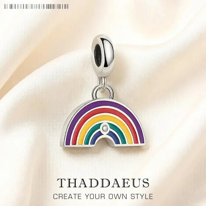 Pendentif à breloque arc-en-ciel Pride pour hommes et femmes