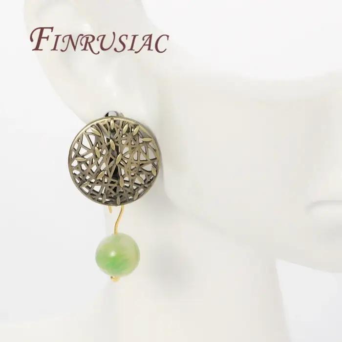 Fermoirs de boucles d'oreilles en bronze antique pour hommes et femmes